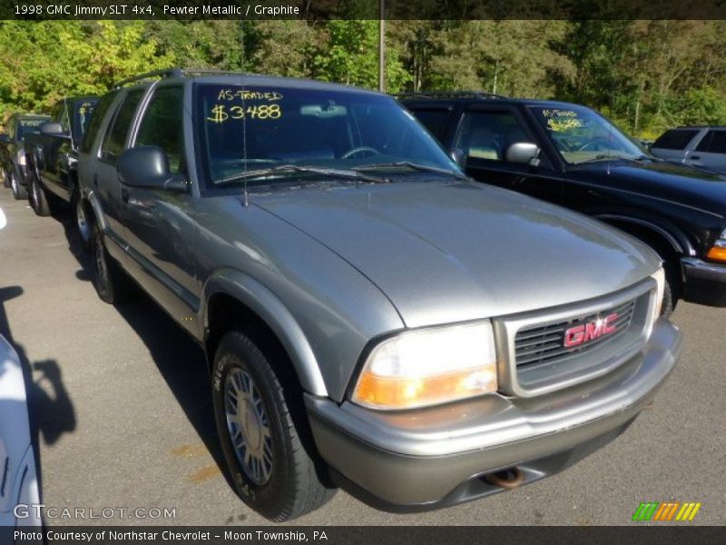 Pewter Metallic / Graphite 1998 GMC Jimmy SLT 4x4