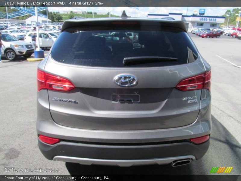 Mineral Gray / Gray 2013 Hyundai Santa Fe Sport AWD