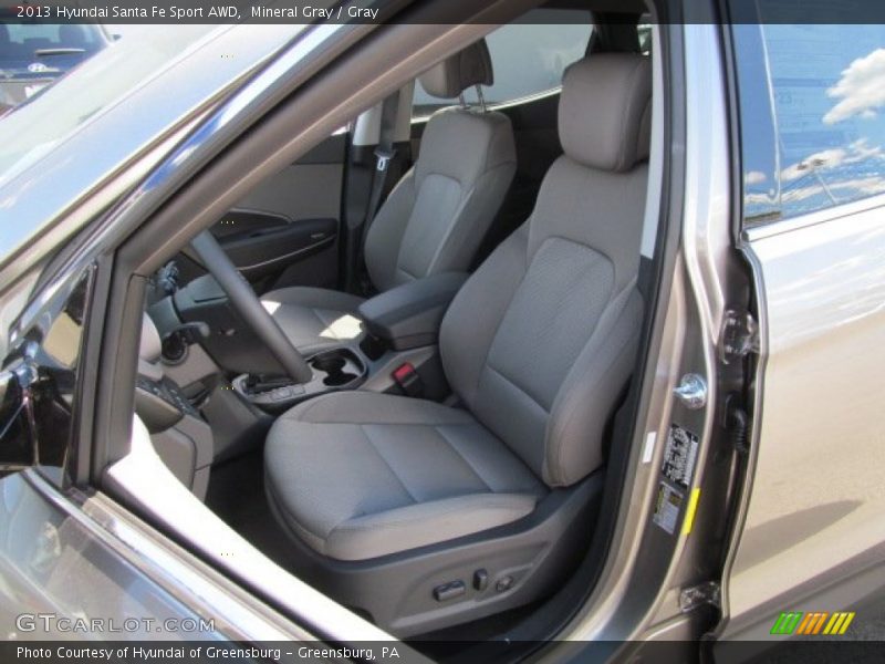 Mineral Gray / Gray 2013 Hyundai Santa Fe Sport AWD
