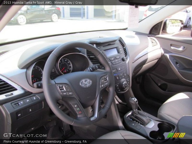 Mineral Gray / Gray 2013 Hyundai Santa Fe Sport AWD