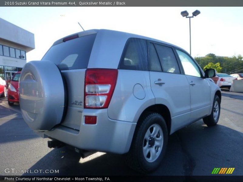 Quicksilver Metallic / Black 2010 Suzuki Grand Vitara Premium 4x4