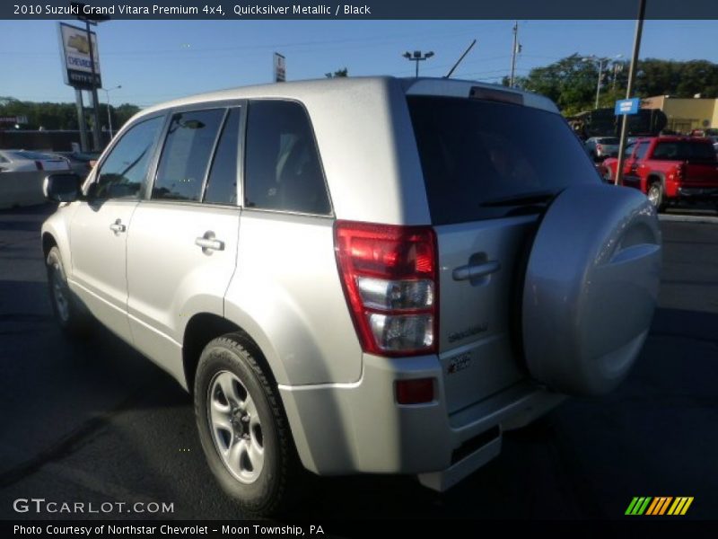 Quicksilver Metallic / Black 2010 Suzuki Grand Vitara Premium 4x4