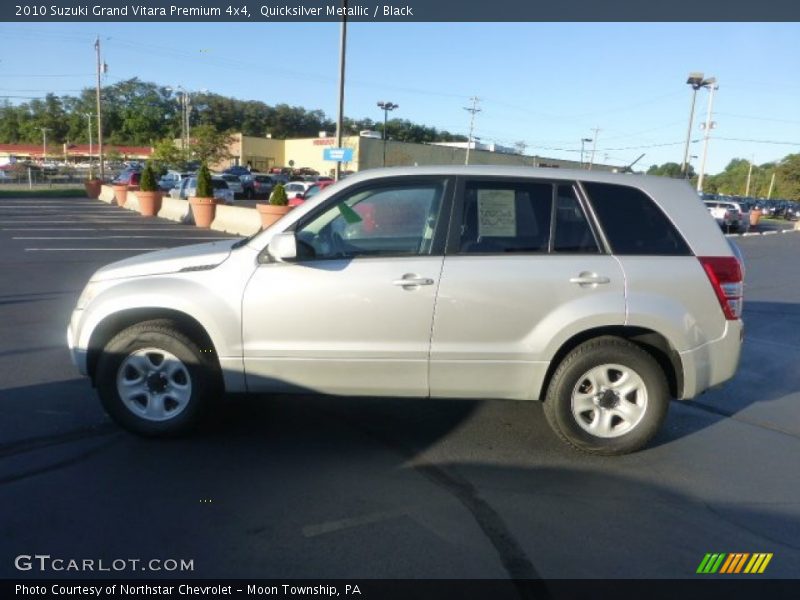 Quicksilver Metallic / Black 2010 Suzuki Grand Vitara Premium 4x4