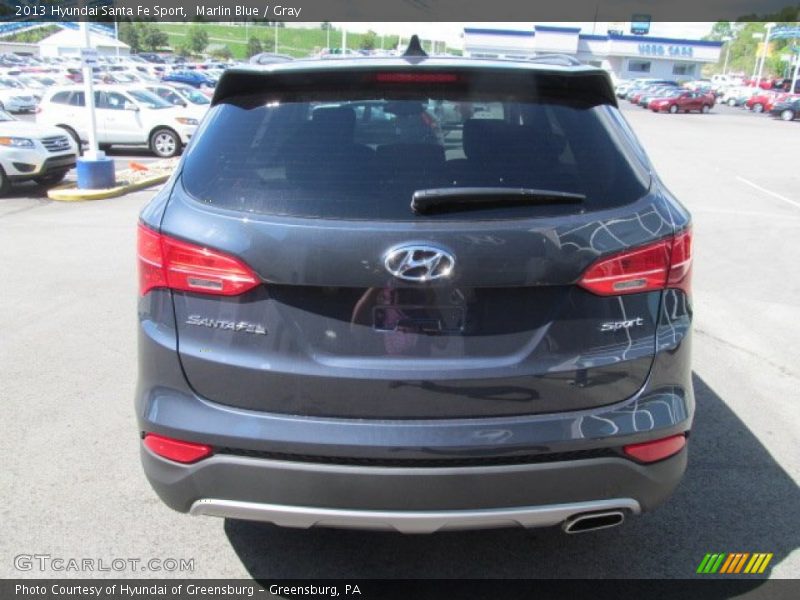 Marlin Blue / Gray 2013 Hyundai Santa Fe Sport