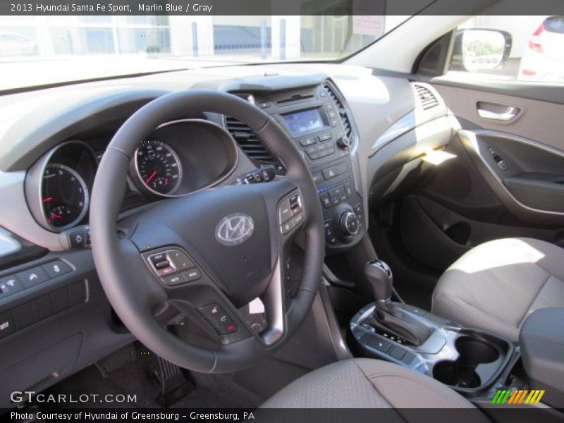  2013 Santa Fe Sport Gray Interior