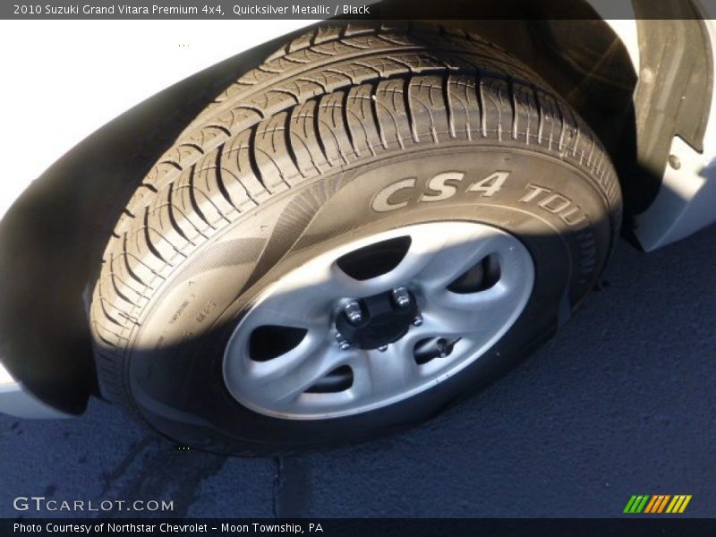 Quicksilver Metallic / Black 2010 Suzuki Grand Vitara Premium 4x4