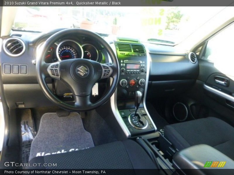 Quicksilver Metallic / Black 2010 Suzuki Grand Vitara Premium 4x4