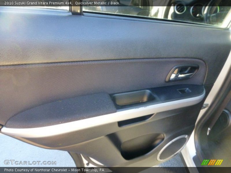 Quicksilver Metallic / Black 2010 Suzuki Grand Vitara Premium 4x4