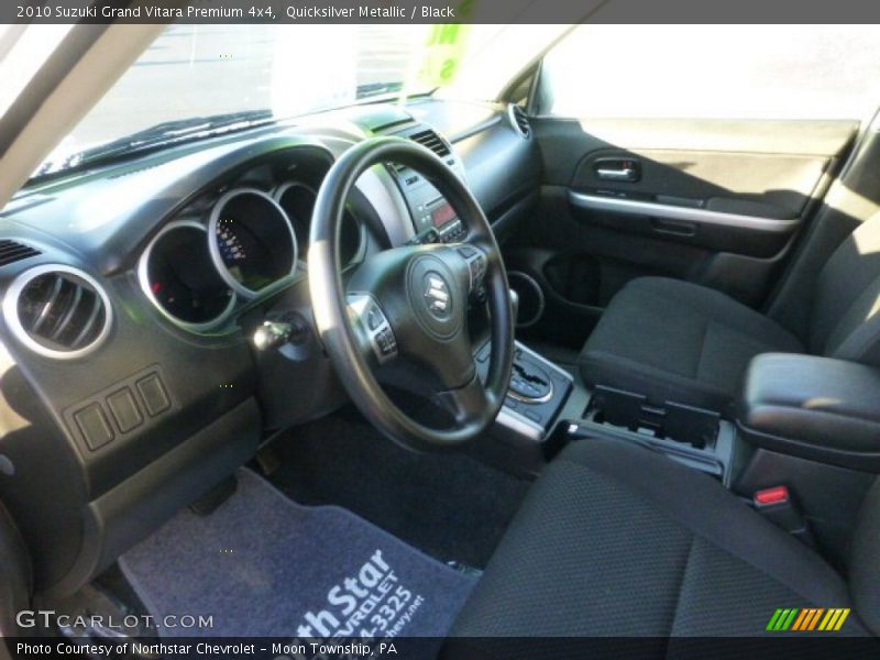 Quicksilver Metallic / Black 2010 Suzuki Grand Vitara Premium 4x4