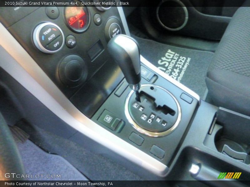 Quicksilver Metallic / Black 2010 Suzuki Grand Vitara Premium 4x4