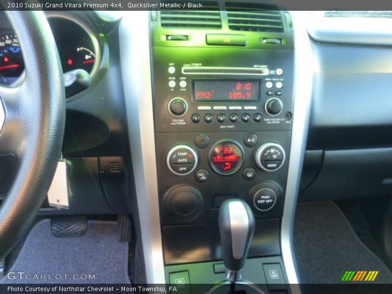 Quicksilver Metallic / Black 2010 Suzuki Grand Vitara Premium 4x4
