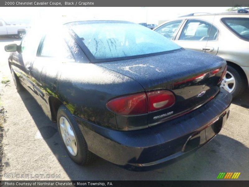 Black / Graphite 2000 Chevrolet Cavalier Coupe