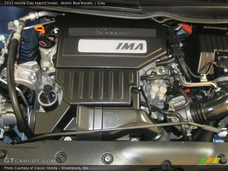  2011 Civic Hybrid Sedan Engine - 1.3 Liter SOHC 8-Valve i-VTEC 4 Cylinder IMA Gasoline/Electric Hybrid
