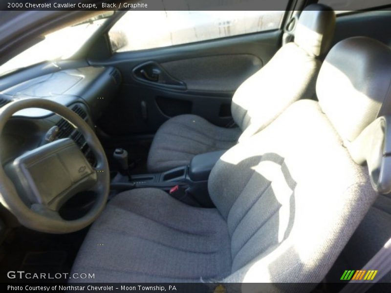 Black / Graphite 2000 Chevrolet Cavalier Coupe