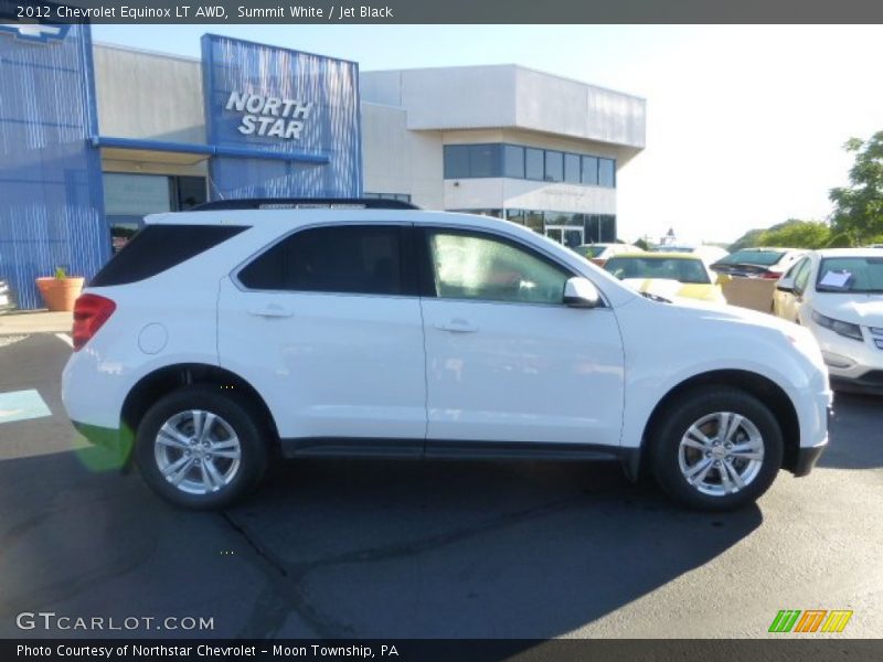 Summit White / Jet Black 2012 Chevrolet Equinox LT AWD