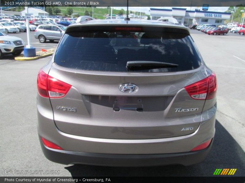 Chai Bronze / Black 2013 Hyundai Tucson GLS AWD