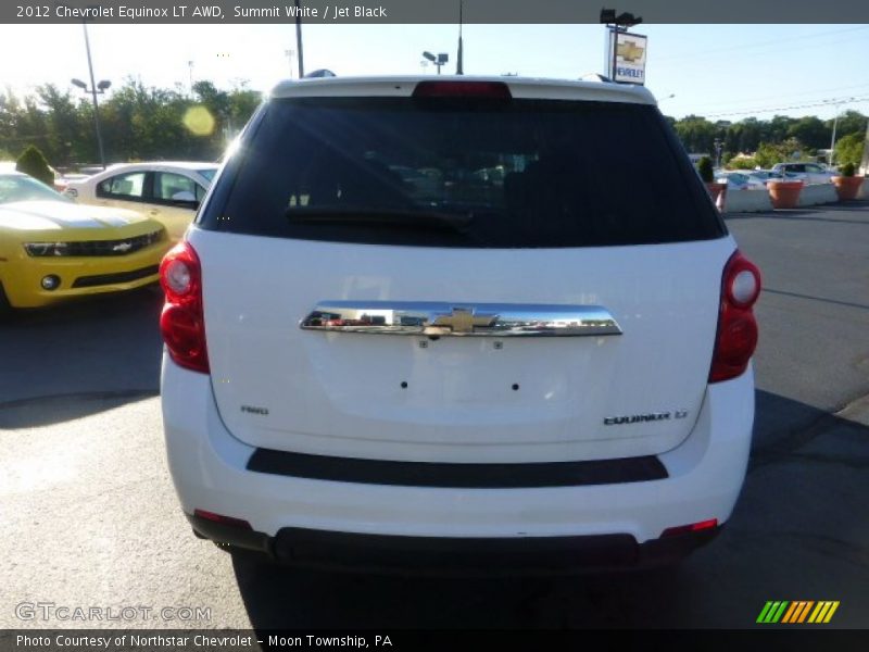 Summit White / Jet Black 2012 Chevrolet Equinox LT AWD