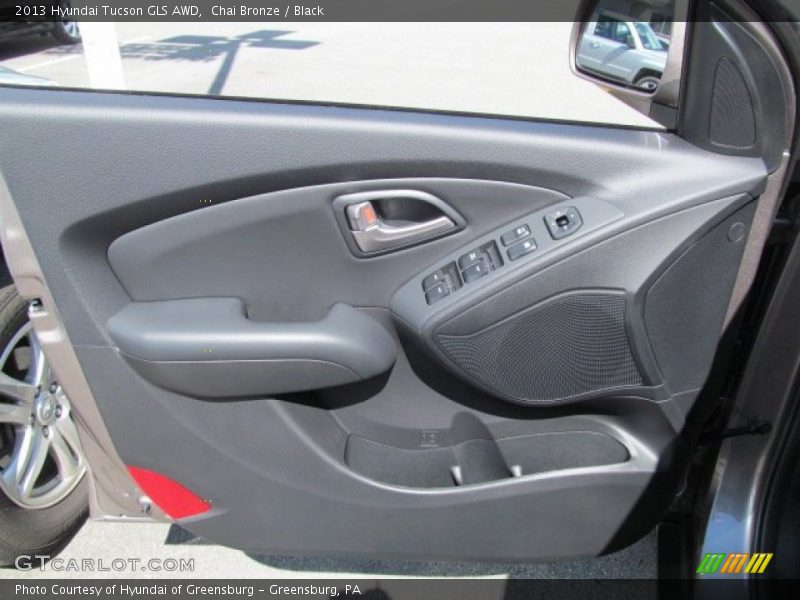 Chai Bronze / Black 2013 Hyundai Tucson GLS AWD