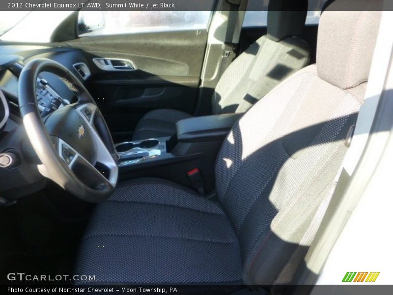 Summit White / Jet Black 2012 Chevrolet Equinox LT AWD