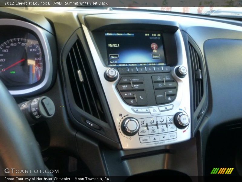 Summit White / Jet Black 2012 Chevrolet Equinox LT AWD