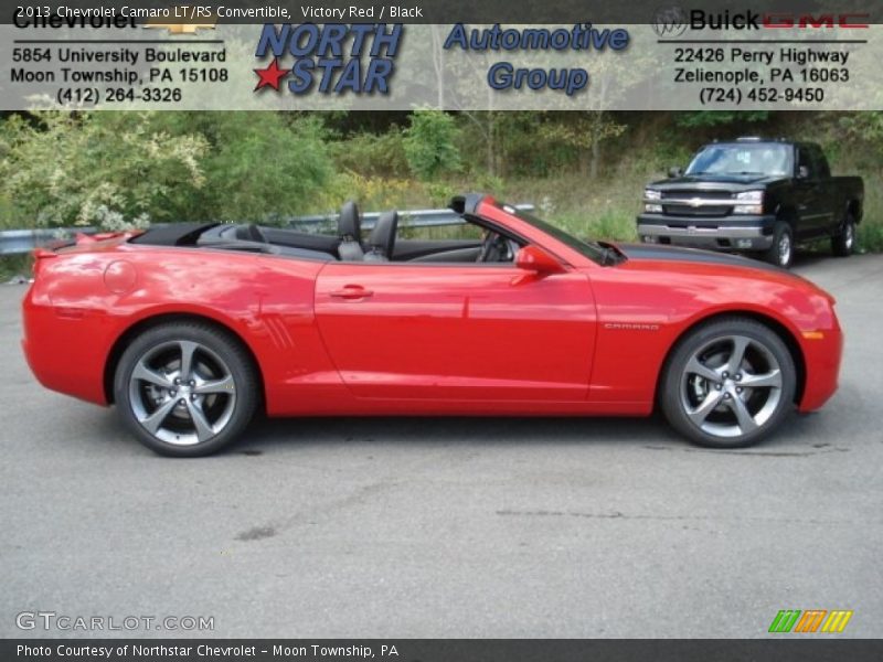 Victory Red / Black 2013 Chevrolet Camaro LT/RS Convertible