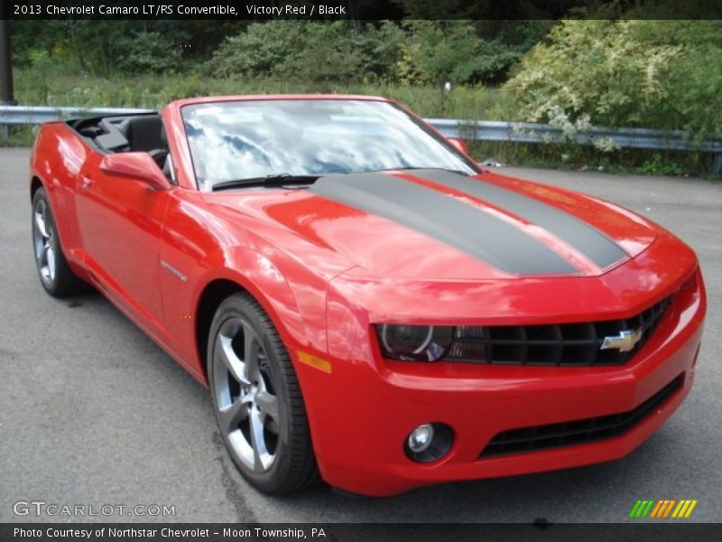 Victory Red / Black 2013 Chevrolet Camaro LT/RS Convertible