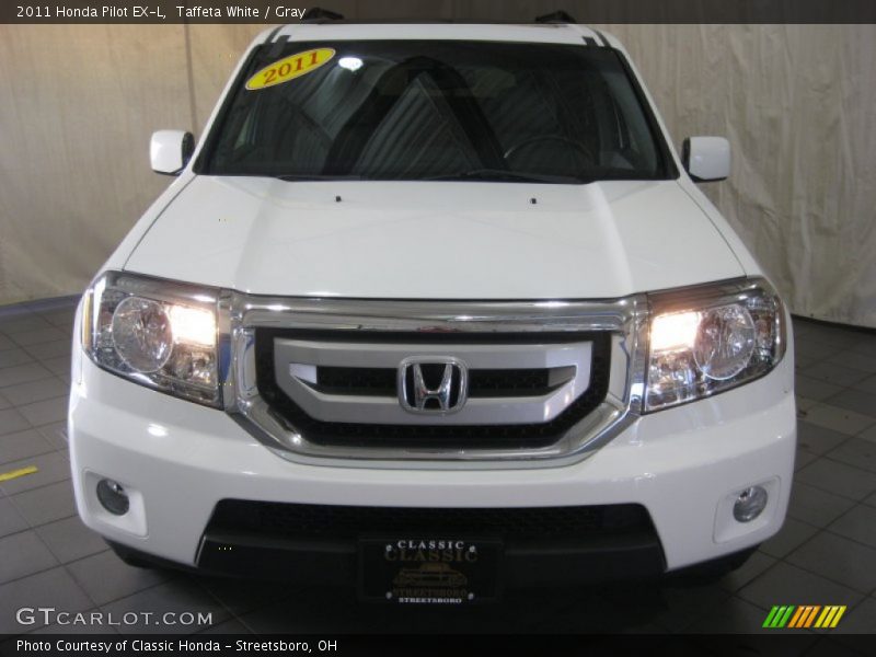 Taffeta White / Gray 2011 Honda Pilot EX-L