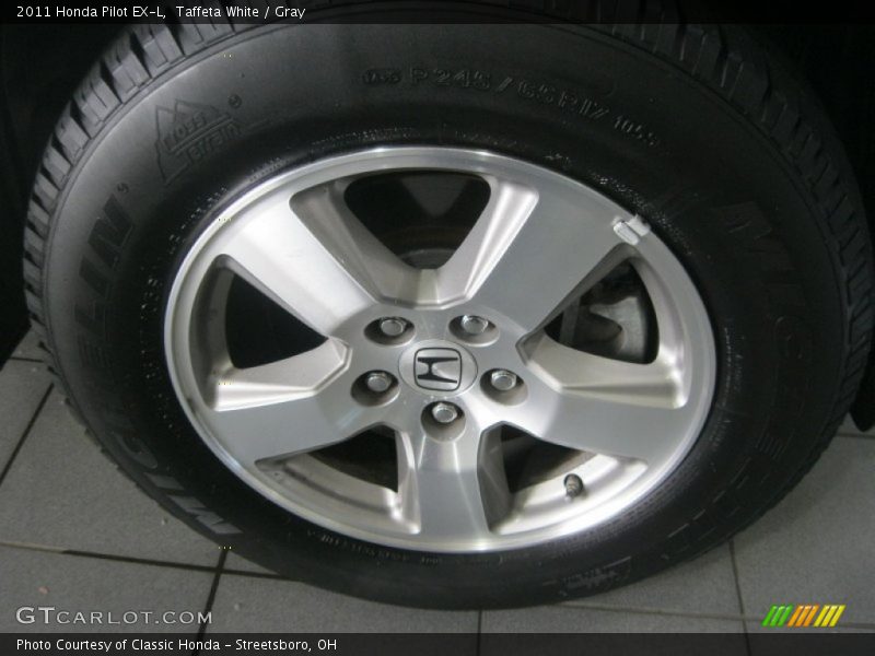 Taffeta White / Gray 2011 Honda Pilot EX-L