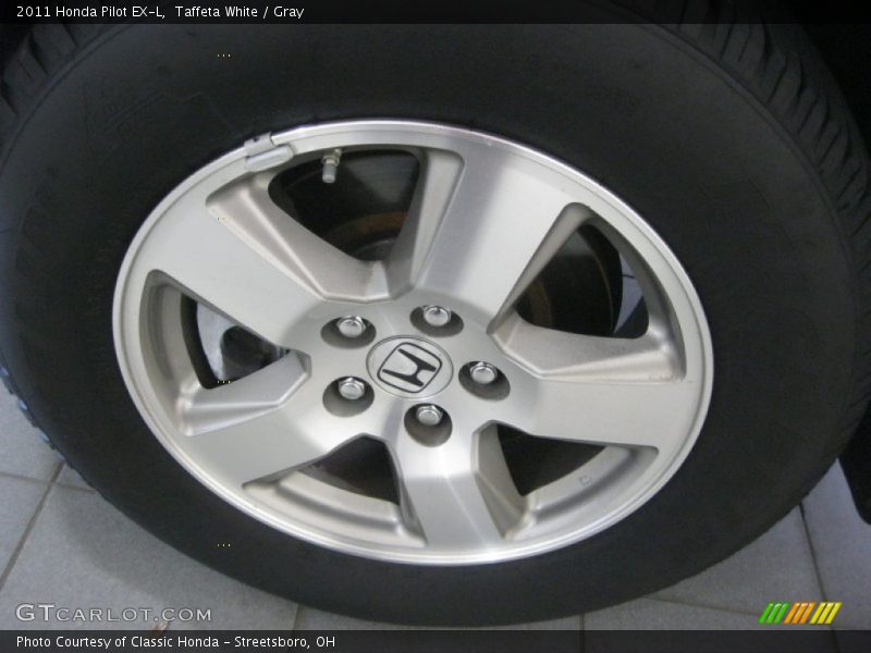 Taffeta White / Gray 2011 Honda Pilot EX-L