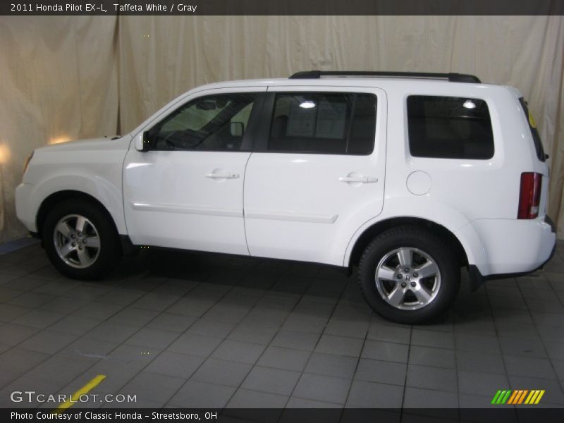 Taffeta White / Gray 2011 Honda Pilot EX-L