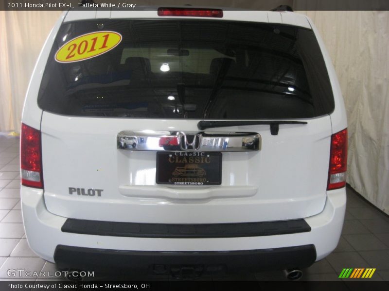 Taffeta White / Gray 2011 Honda Pilot EX-L