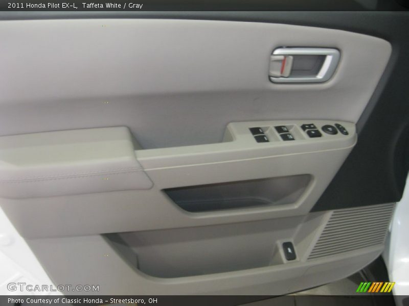 Taffeta White / Gray 2011 Honda Pilot EX-L
