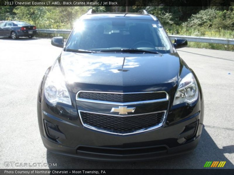 Black Granite Metallic / Jet Black 2013 Chevrolet Equinox LT AWD