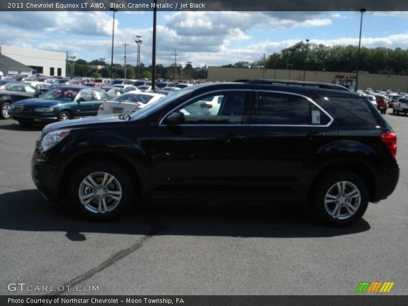 Black Granite Metallic / Jet Black 2013 Chevrolet Equinox LT AWD