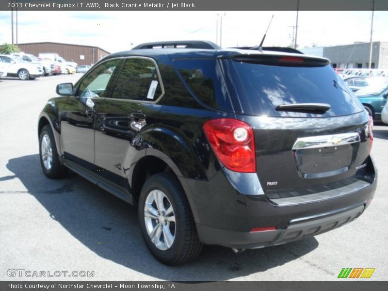 Black Granite Metallic / Jet Black 2013 Chevrolet Equinox LT AWD