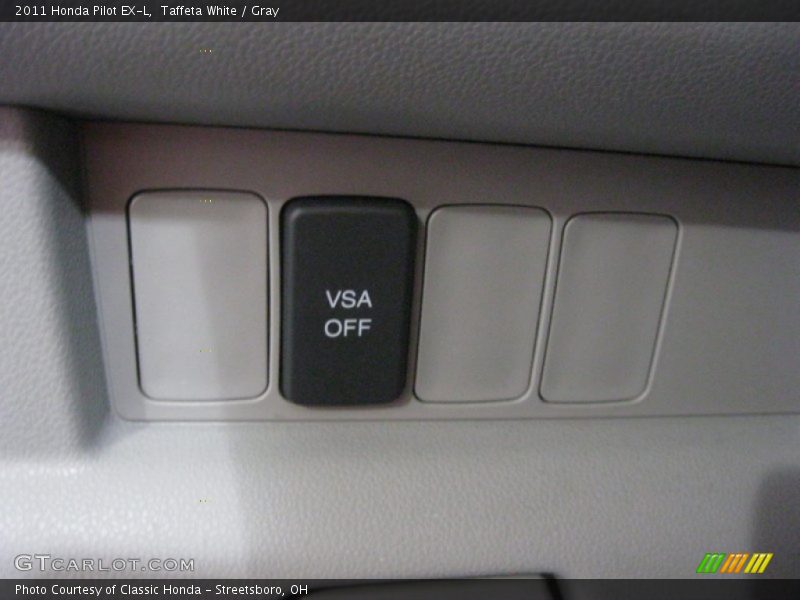 Taffeta White / Gray 2011 Honda Pilot EX-L