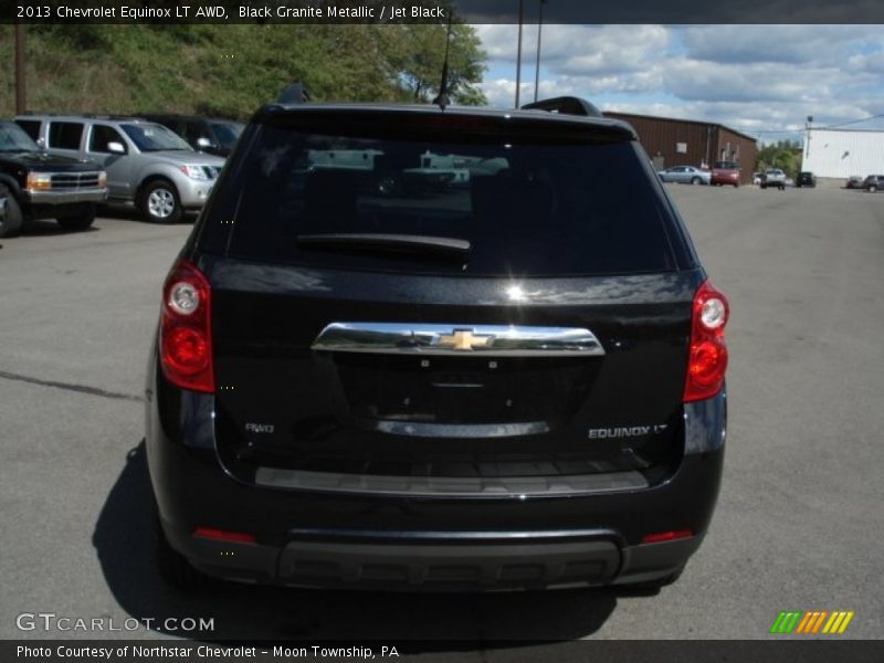 Black Granite Metallic / Jet Black 2013 Chevrolet Equinox LT AWD