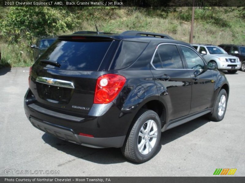 Black Granite Metallic / Jet Black 2013 Chevrolet Equinox LT AWD