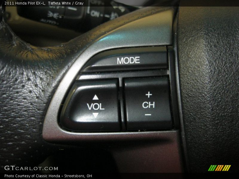 Taffeta White / Gray 2011 Honda Pilot EX-L