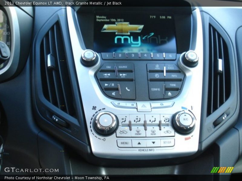 Black Granite Metallic / Jet Black 2013 Chevrolet Equinox LT AWD