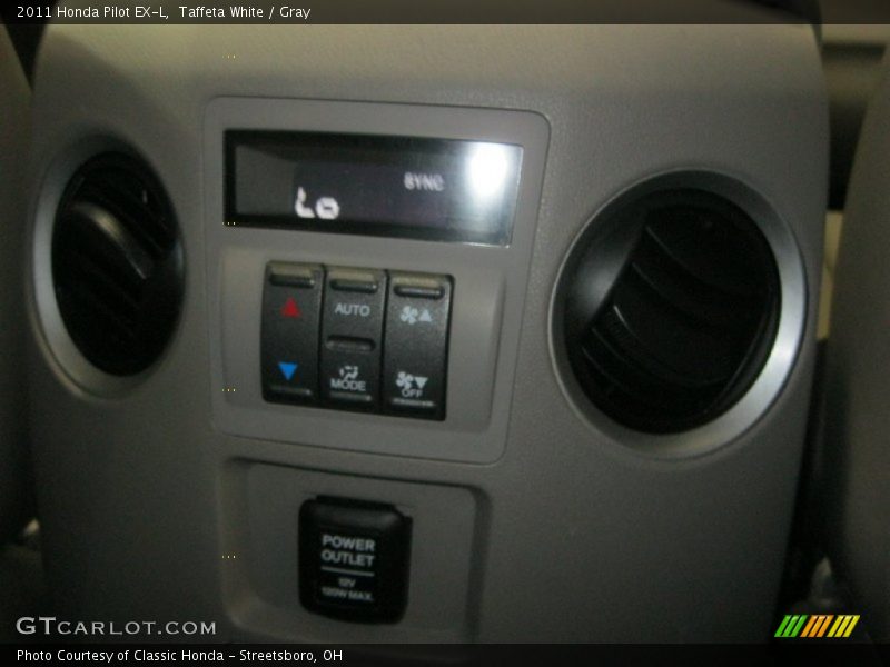Taffeta White / Gray 2011 Honda Pilot EX-L