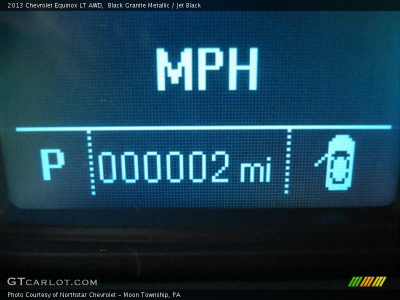 Black Granite Metallic / Jet Black 2013 Chevrolet Equinox LT AWD