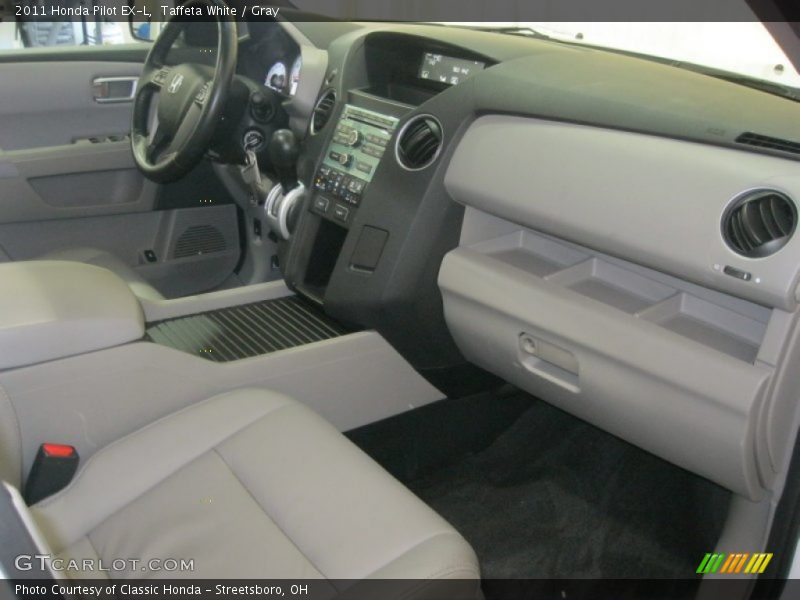 Taffeta White / Gray 2011 Honda Pilot EX-L