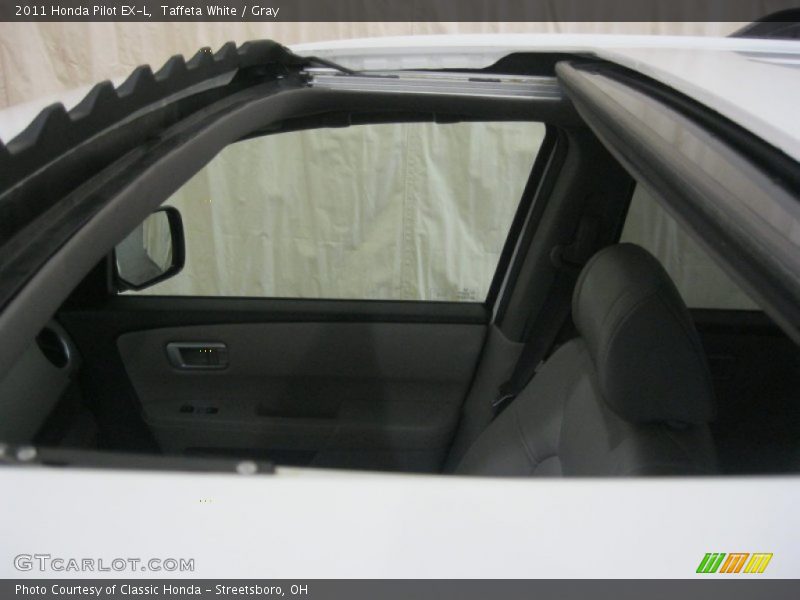 Taffeta White / Gray 2011 Honda Pilot EX-L