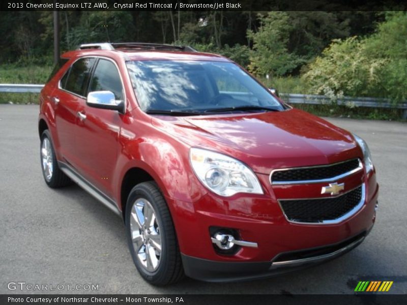 Crystal Red Tintcoat / Brownstone/Jet Black 2013 Chevrolet Equinox LTZ AWD