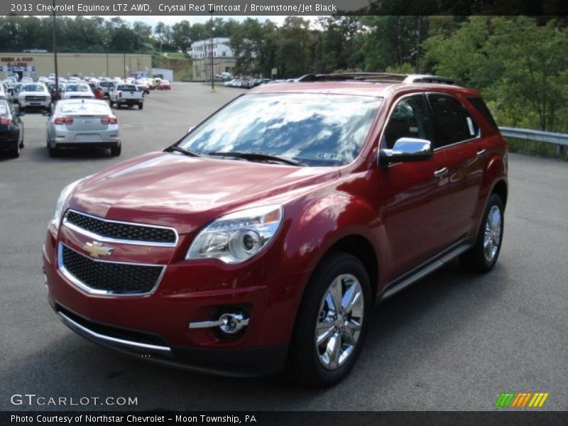 Crystal Red Tintcoat / Brownstone/Jet Black 2013 Chevrolet Equinox LTZ AWD