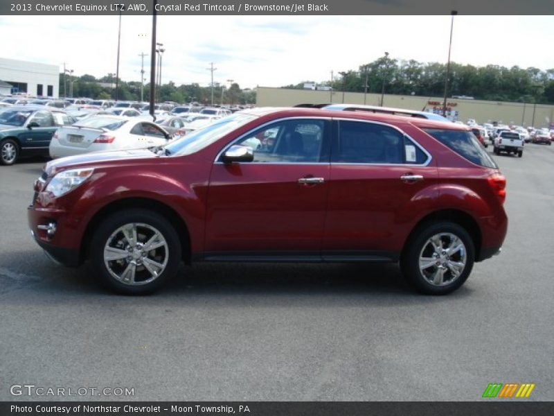 Crystal Red Tintcoat / Brownstone/Jet Black 2013 Chevrolet Equinox LTZ AWD