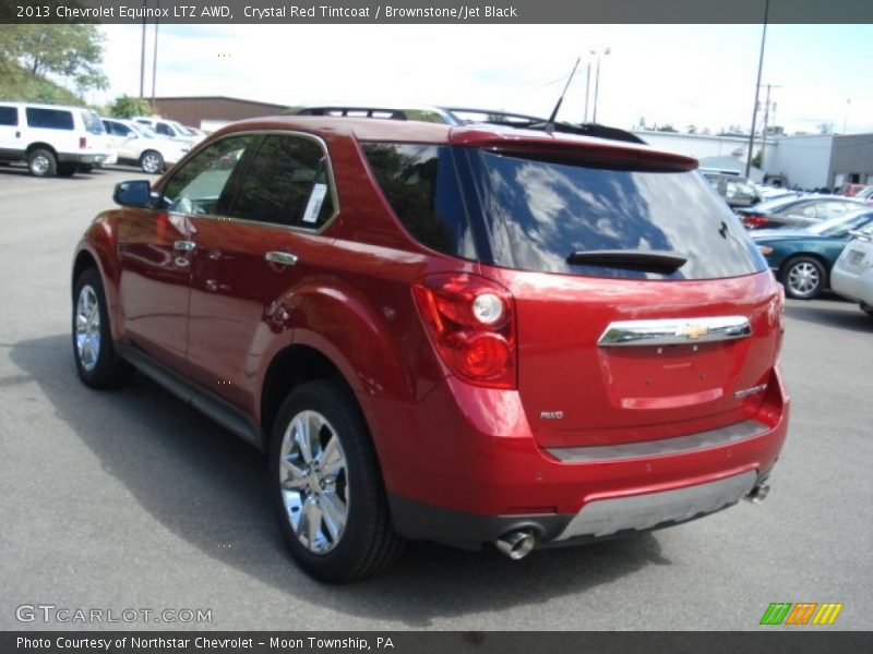 Crystal Red Tintcoat / Brownstone/Jet Black 2013 Chevrolet Equinox LTZ AWD