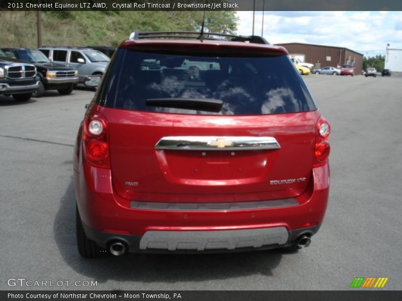 Crystal Red Tintcoat / Brownstone/Jet Black 2013 Chevrolet Equinox LTZ AWD