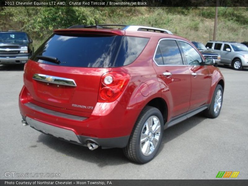 Crystal Red Tintcoat / Brownstone/Jet Black 2013 Chevrolet Equinox LTZ AWD